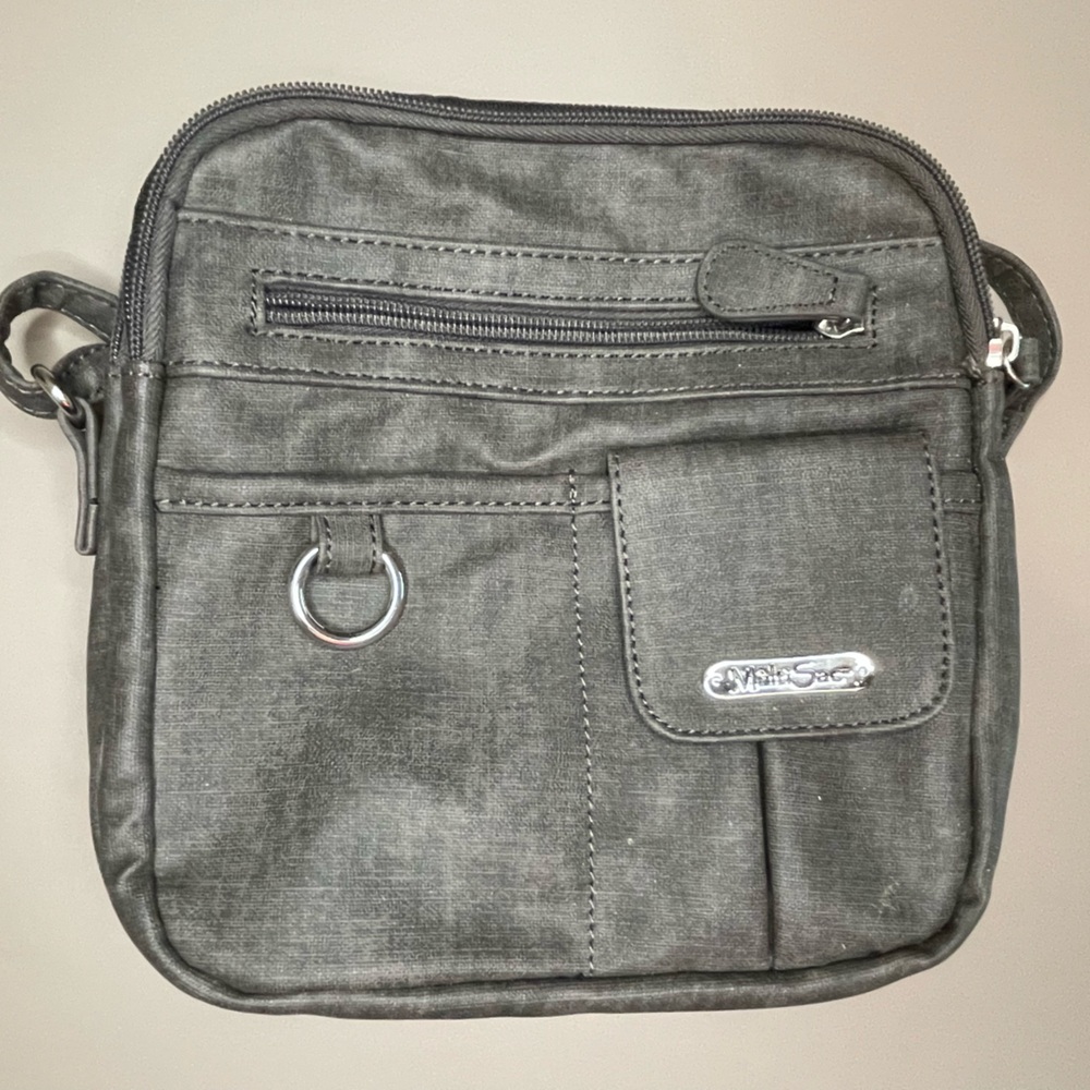Multisac Gray Crossbody Bag
